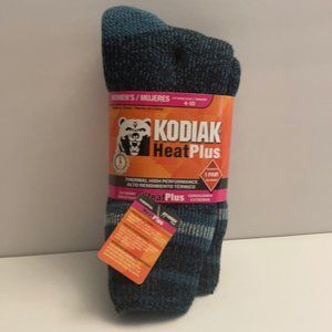 Kodiak Heat Plus Women's Socks Blue Warm Winter